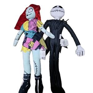 Nightmare Before Christmas Jack & Sally Poseable Dolls 24